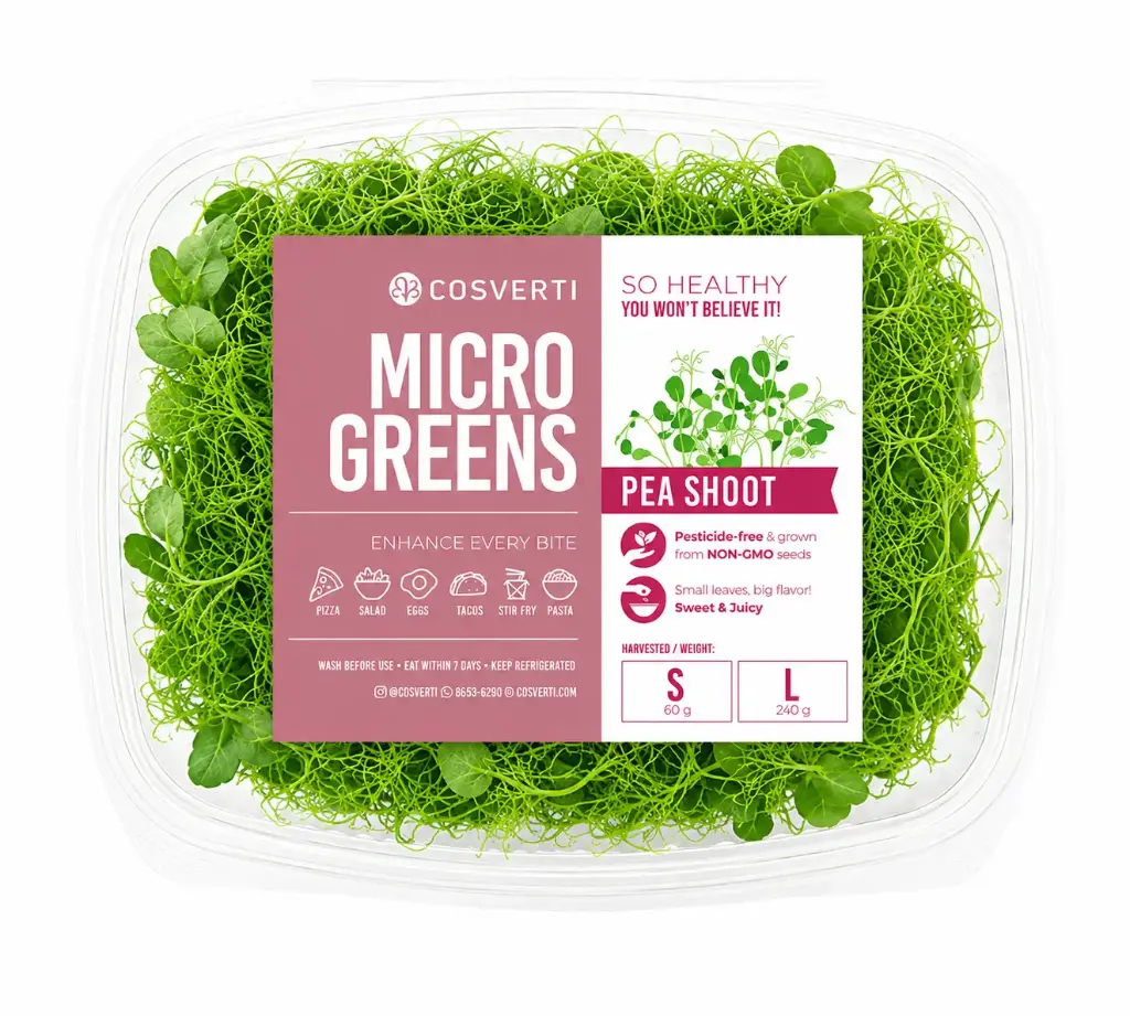 Microgreens de guisante