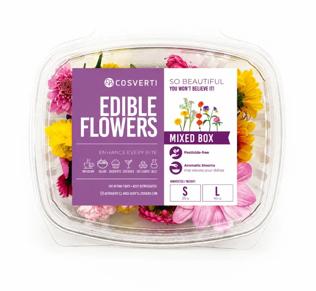 Edible Flowers Mixed Box 